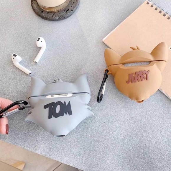 (1 Case) Tom or Jerry AirPod Silicone Case Cartoon Network - Picture 6 of 7